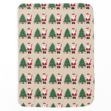 Baby Blanket With Cute Christmas Decoration