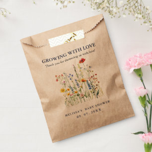 Baby bloom Baby shower Seed Packet Favours Favour Bag