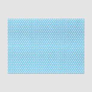 Baby Blue and White Polka Dots Tissue Paper