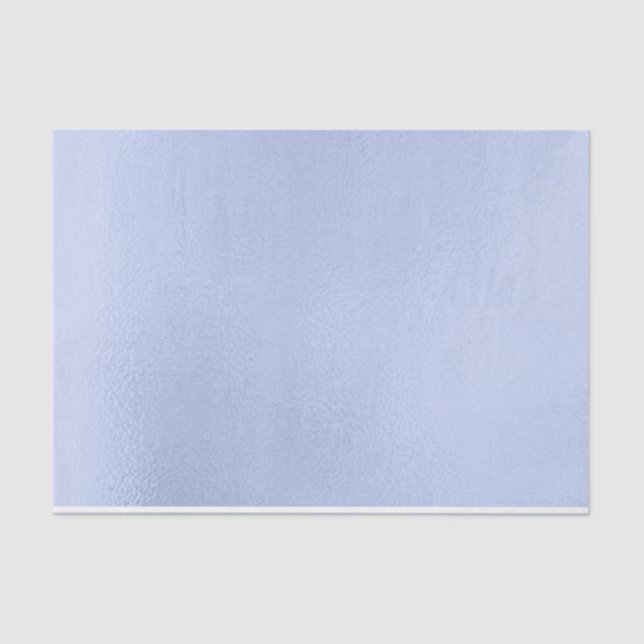 Baby Blue Aqua Metallic Pastel Delicate Tissue Paper (Front)