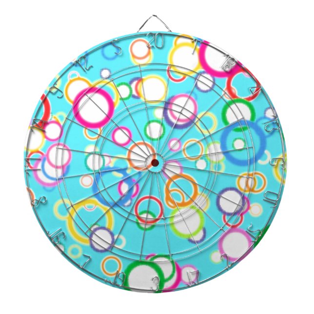BABY BLUE BATH BUBBLES DARTBOARD (Front)