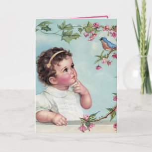 Baby Blue Bird Card