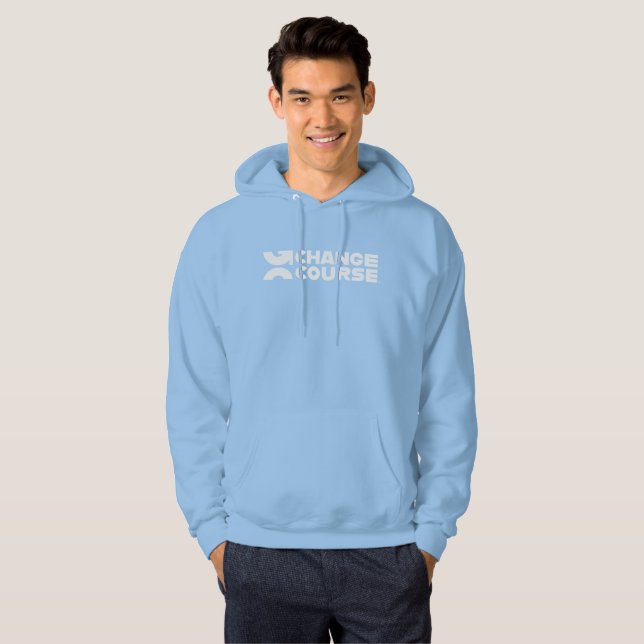 Baby Blue Change Sweat - shirt à capuche du cours (Devant entier)