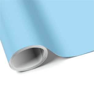 Baby Blue Classy Monochromatic Wrapping Paper