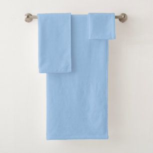 Baby Blue Colour Bath Towel Set