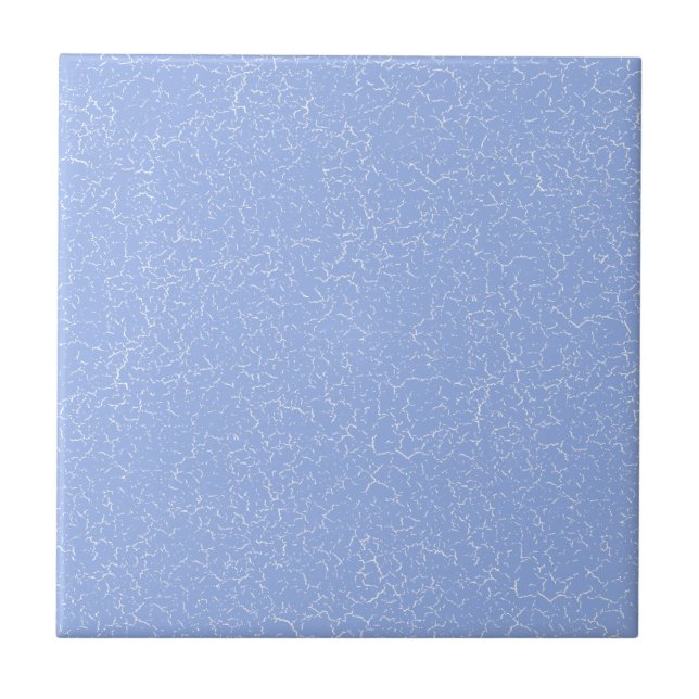 Baby Blue Crackle Glaze Solid Color Tile (Front)