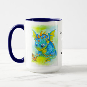 Baby Blue Dragon Mug