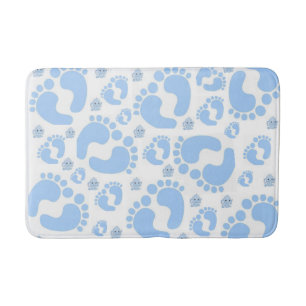 Baby Blue Feet Boy Bathroom Bath Mat