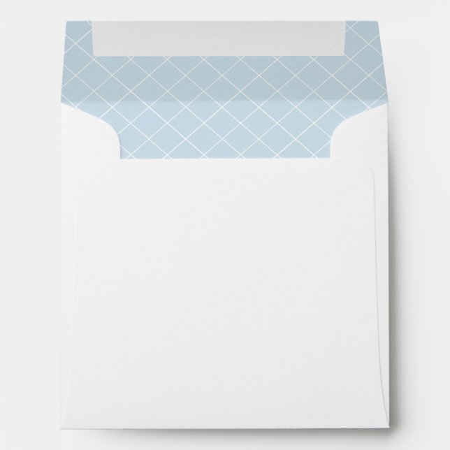 Baby Blue Geometric Envelope (Back (Bottom))
