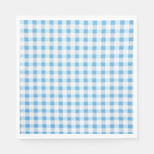 Baby Blue Gingham Napkin