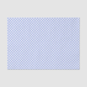Baby Blue Gingham Pattern Tissue Paper