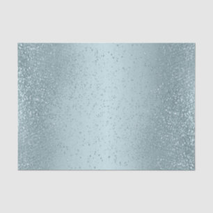 Baby Blue Glitter on Gradient Background   Tissue Paper