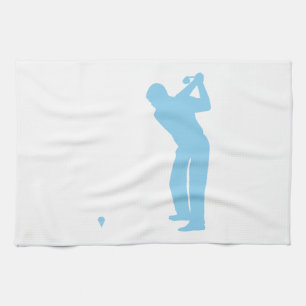 Baby Blue Golf Kitchen Towel