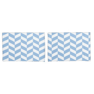 Baby Blue Herringbone Pillowcase