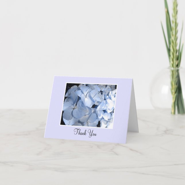 Baby Blue Hydrangea Thank You (Front)