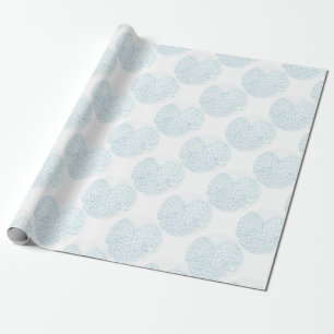 Baby Blue Hydrangea Wrapping Paper