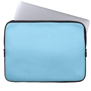 Baby Blue, Light Blue, solid, plain Blue,  Laptop Sleeve
