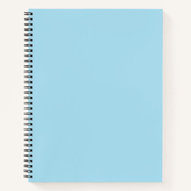 Baby Blue Notebook (Front)