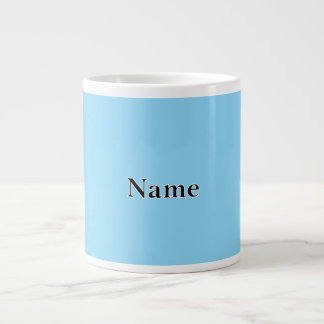 Baby Blue Personalize With Name  Large Coffee Mug