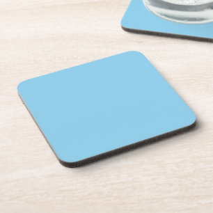 Baby Blue Plastic Coaster