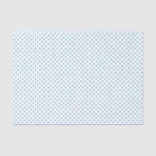 Baby Blue Polka Dot Tissue Paper