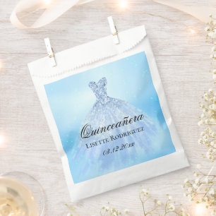 Baby Blue Quinceanera Favour Bag