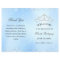 Baby Blue Quinceanera Program