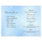 Baby Blue Quinceanera Program