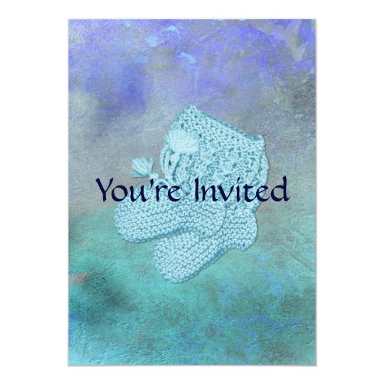 Baby Blue Shower Invitations