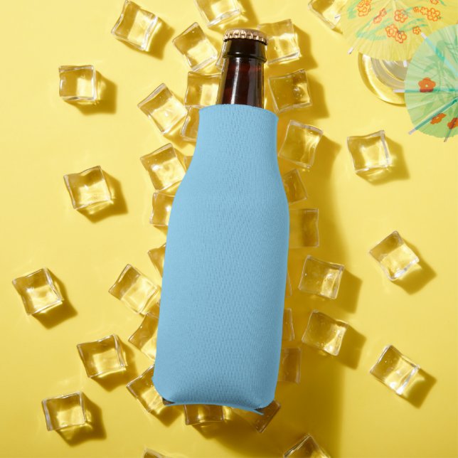 Baby Blue Sky Solid Colour Bottle Cooler (In Situ Summer)