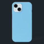Baby Blue Sky Solid Colour iPhone 15 Case<br><div class="desc">iPhone Case Mate decorative cell phone protection cover case printed with Baby Blue Sky Solid Colour graphic art design illustration and select products collection by TheFabricSeal print on demand shop at Zazzle.com #ZazzleMade https://www.zazzle.com/store/thefabricseal TheFabricSeal©️Original. Baby blue is a lighter blue hue tone plus a bit of white. It's actually a...</div>