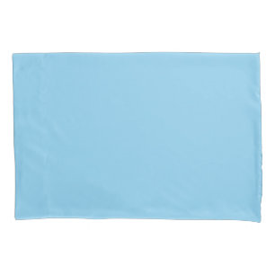 Baby blue Solid Color Pillowcase