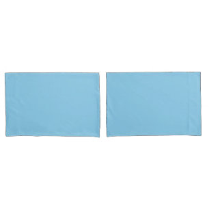 Baby blue (solid colour) pillowcase