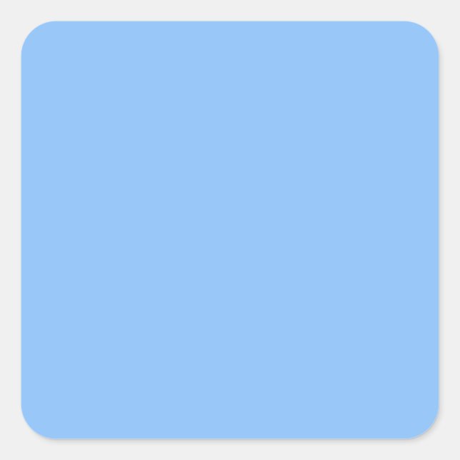 Baby Blue Square Sticker (Front)