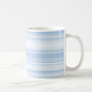 Baby blue stripes coffee mug