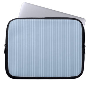 Baby Blue Stripes Pattern Vertical Stripes Laptop Sleeve