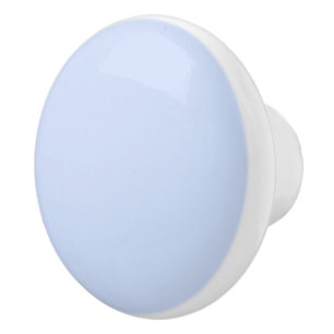 Baby Blue & White Round Ceramic Knob / Pull