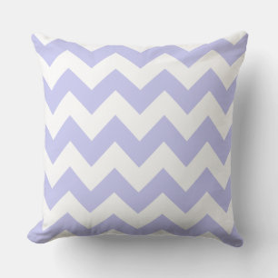Baby Blue Zig Zag Striped Pillow