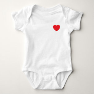 Baby Body - "Little Red Heart" ❤️ Bodysuit