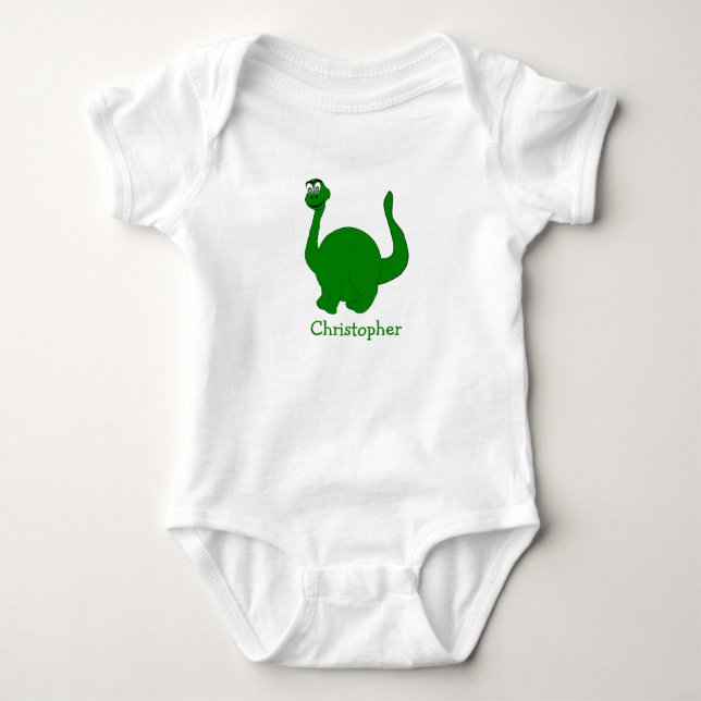 Baby Bodysuit Dinosaur Design (Front)