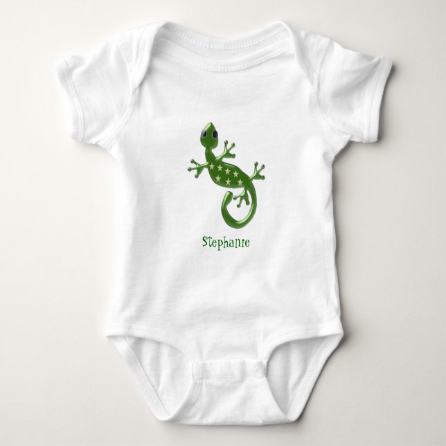 Baby Bodysuit Gecko Lizard (Front)
