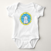 Baby Bodysuit Lambie Pie Blue/Yellow