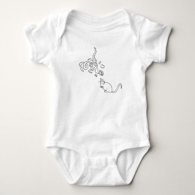 Baby Bodysuit - Mouse (Front)