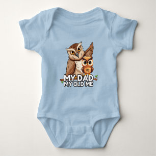 Baby Bodysuit : My Dad My Old Me (blue)