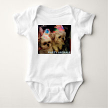 Baby Bodysuit Party Animals by HAS