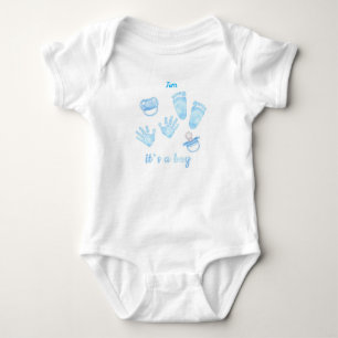 Baby Bodysuit - Welcome baby boy