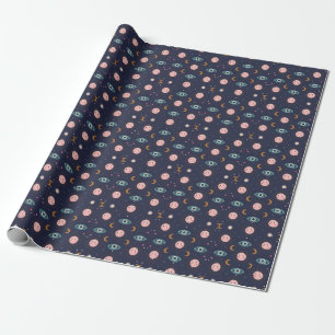 Baby boho, hippie chic pattern. wrapping paper