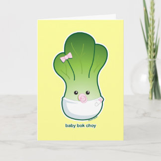 Baby Bok Choy Card