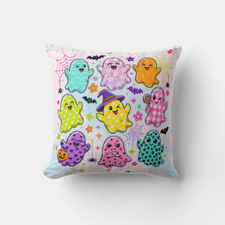 baby boo colourful kids throw pillow