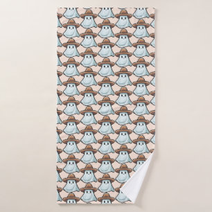 Baby Boo Cowboy Ghost Halloween Collection Bath Towel